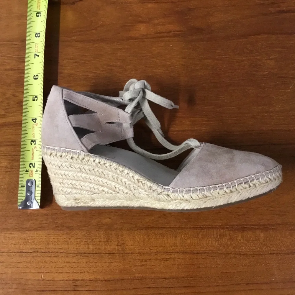 Abeo Women Dee Tan Suede Lace Up Fisherman Bio System Espadrilles Sandal Size 7